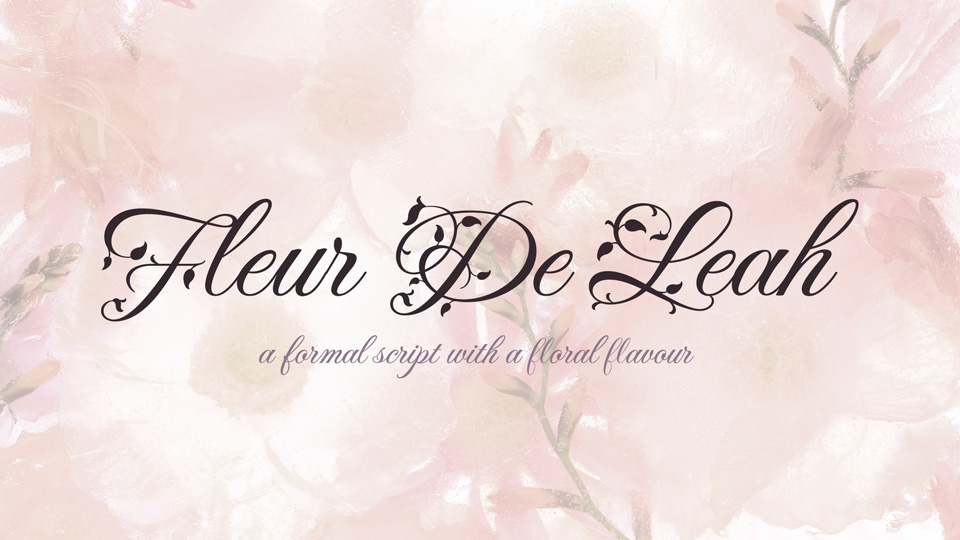 Czcionka Fleur De Leah
