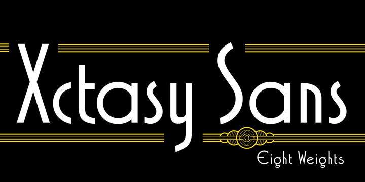 Czcionka Xctasy Sans