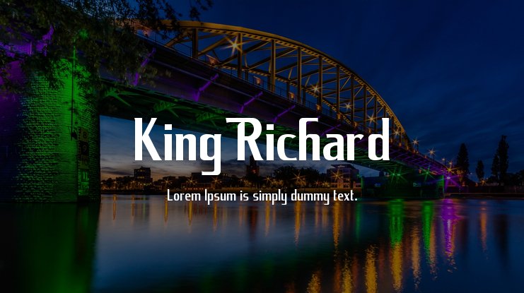 Czcionka King Richard