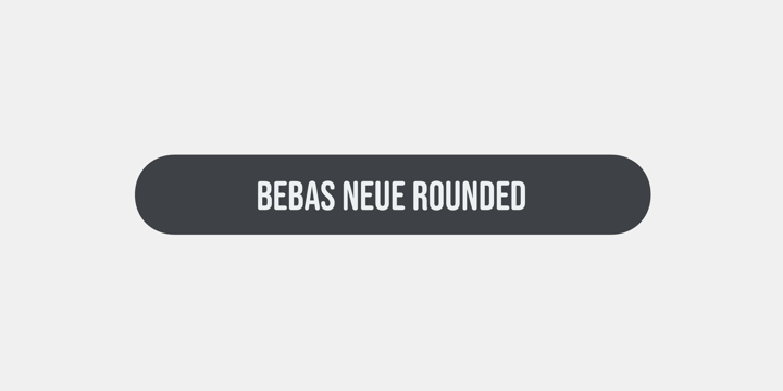 Czcionka Bebas Neue Rounded