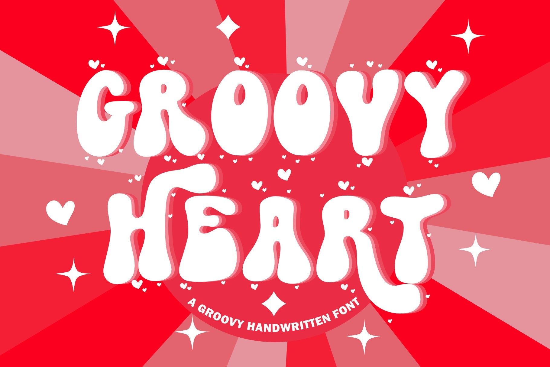 Czcionka Groovy Heart