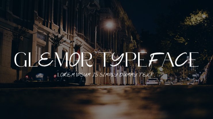 Czcionka Glemor Typeface