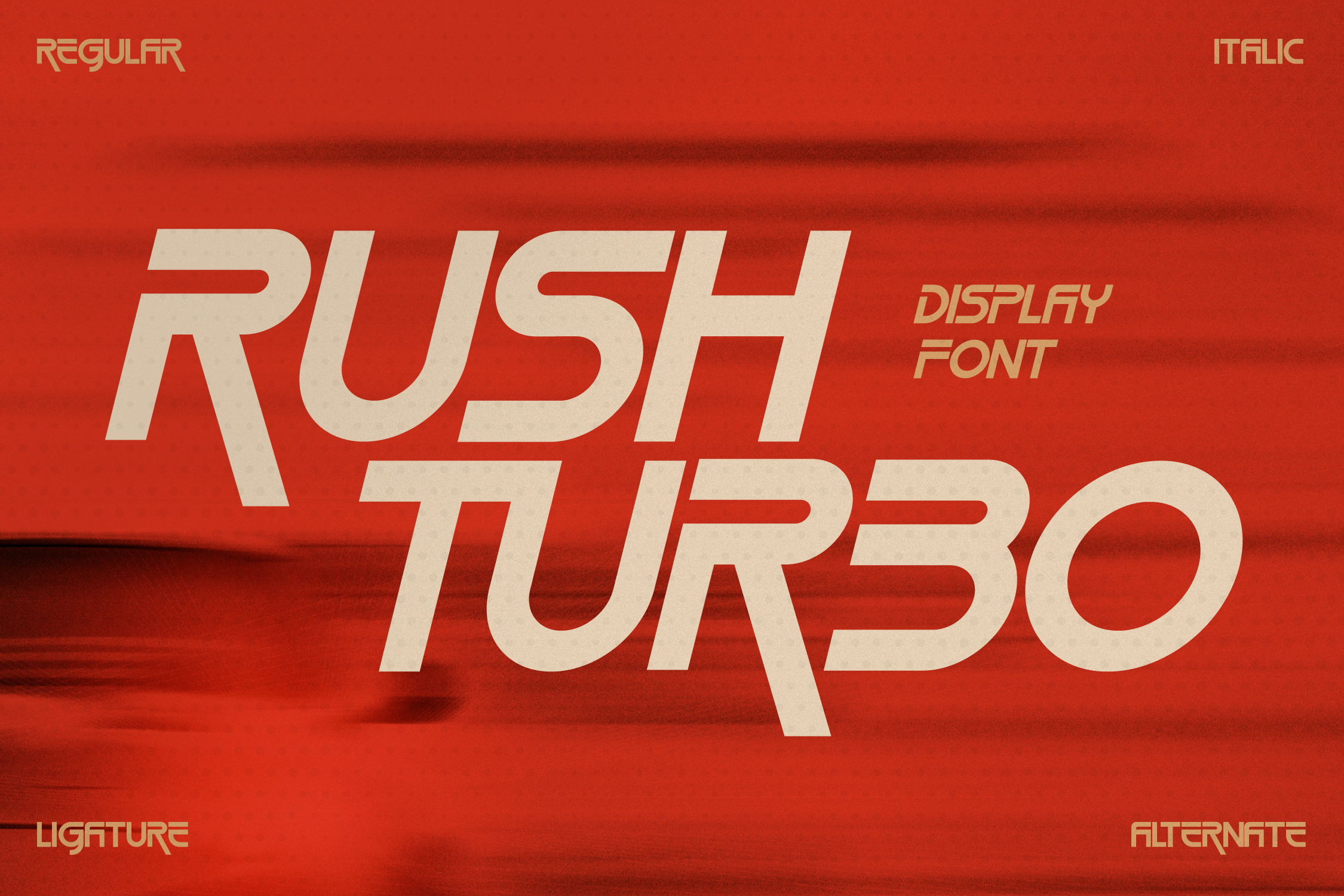 Czcionka Rush Turbo