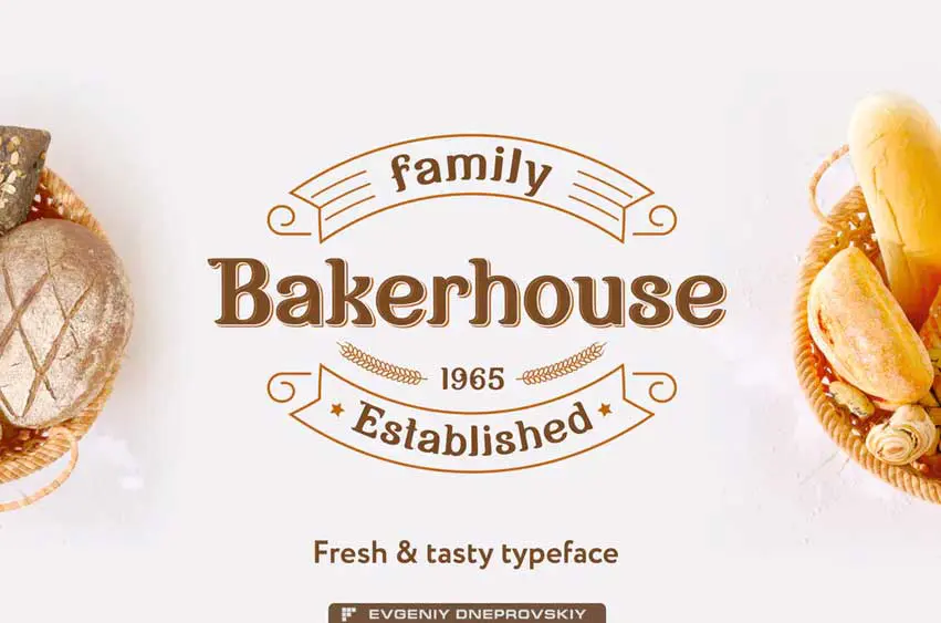 Czcionka Bakerhouse