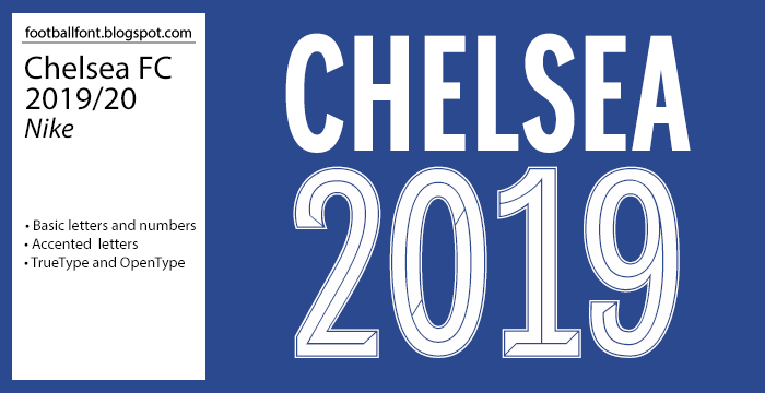 Czcionka Chelsea 19-20