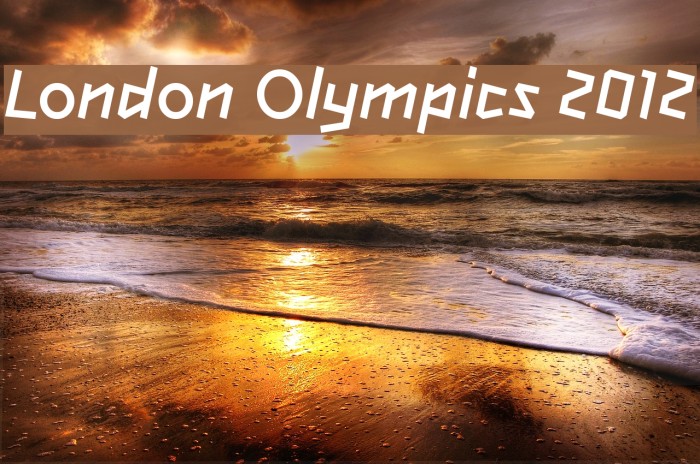 Czcionka London Olympics 2012