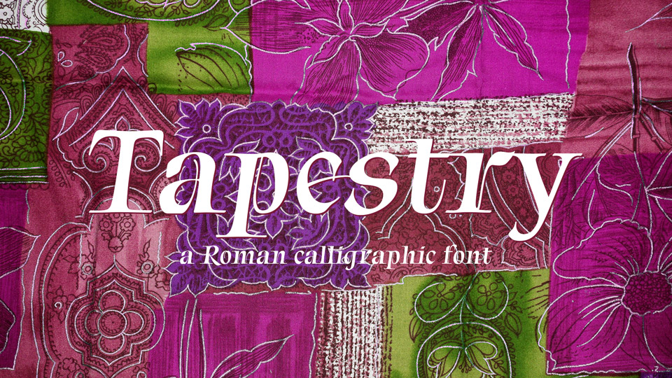 Czcionka Tapestry