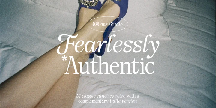 Czcionka Fearlessly Authentic