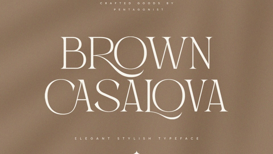 Czcionka Brown Casalova