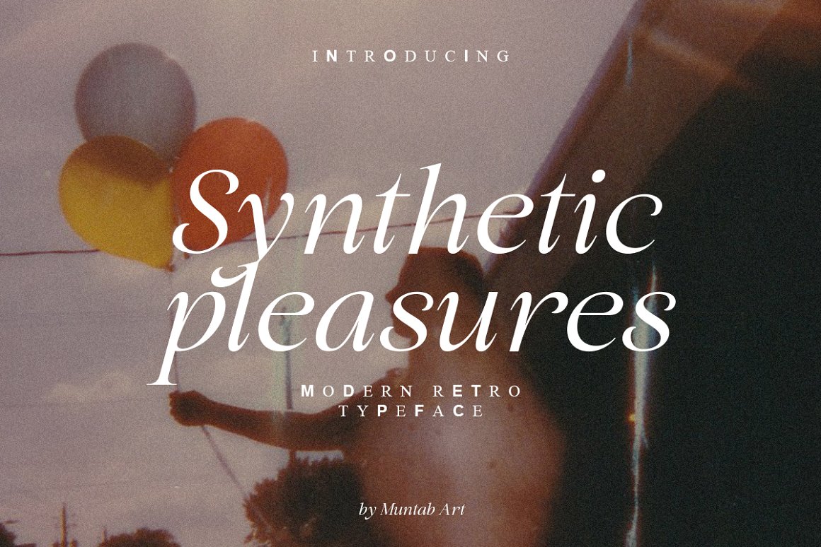 Czcionka Synthetic Pleasures