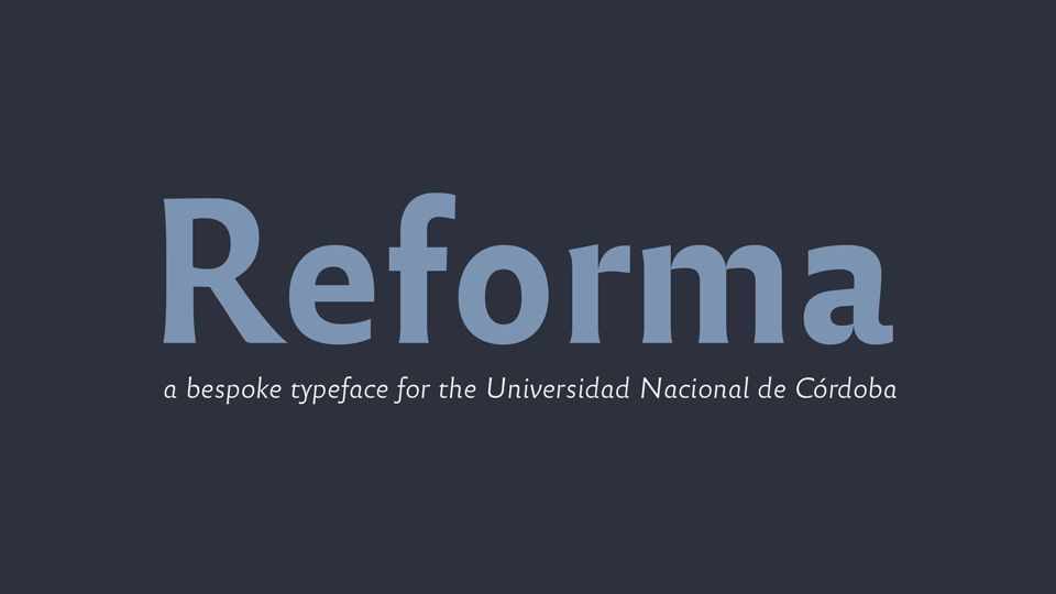 Czcionka Reforma