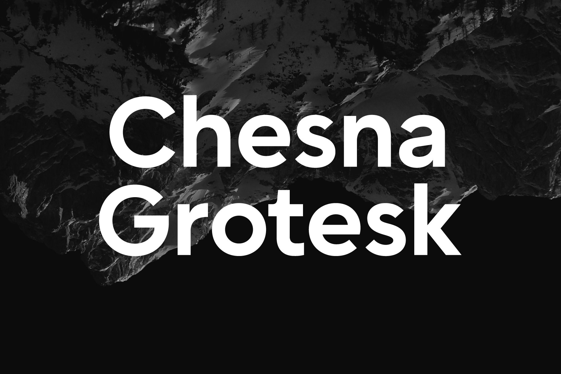 Czcionka Chesna Grotesk