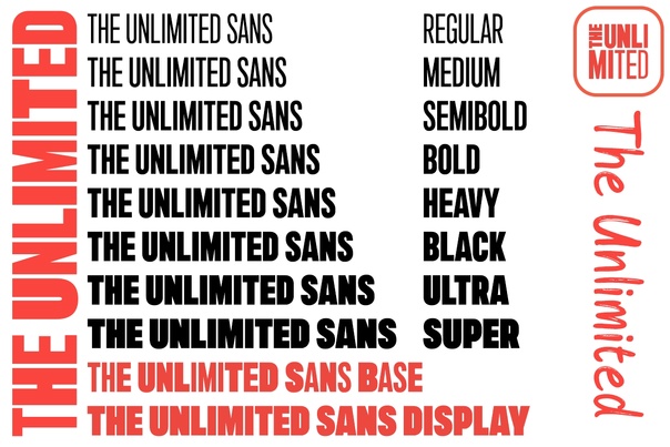 Czcionka The Unlimited Sans