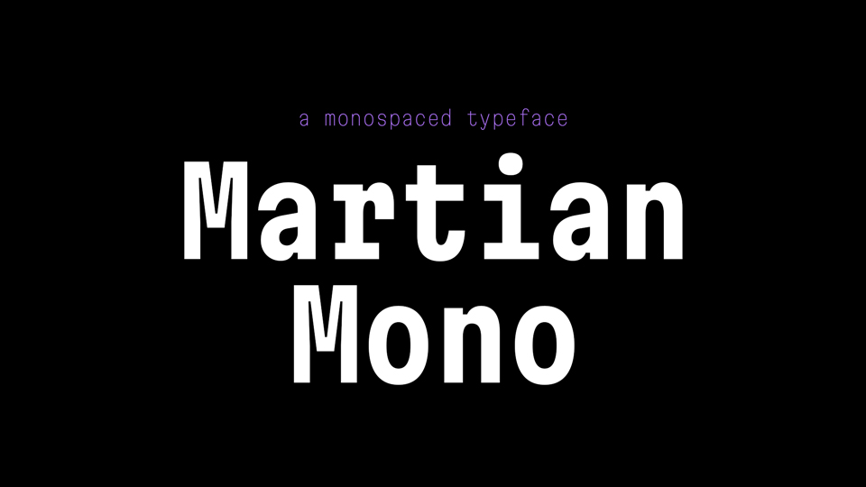Czcionka Martian Mono