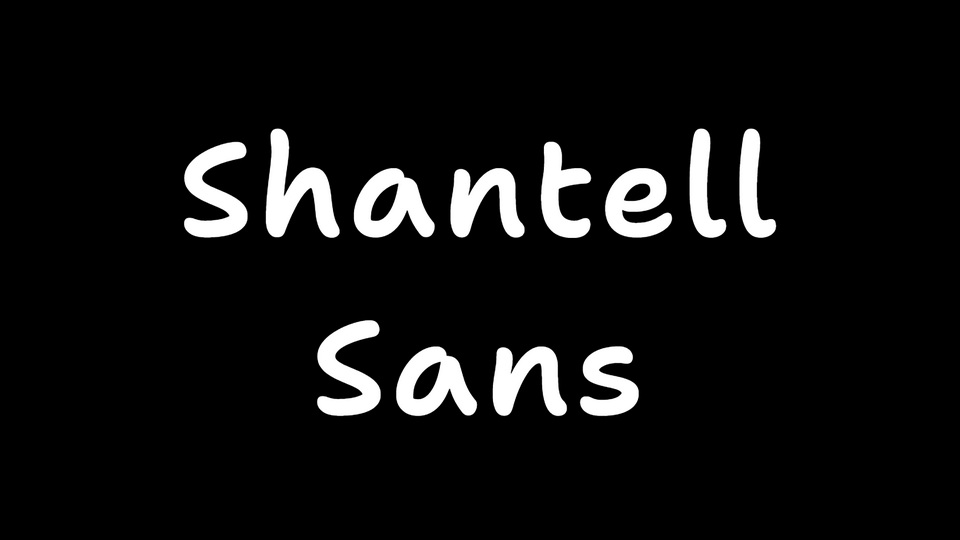 Czcionka Shantell Sans