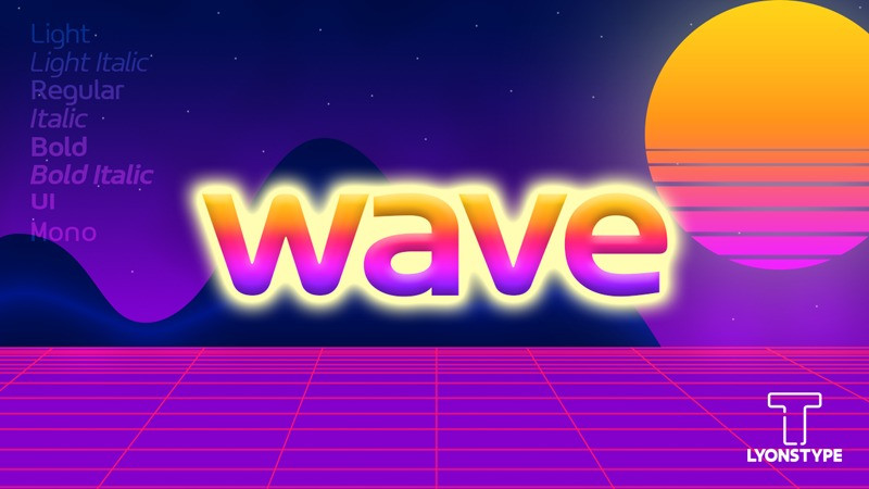 Czcionka The Wave Sans