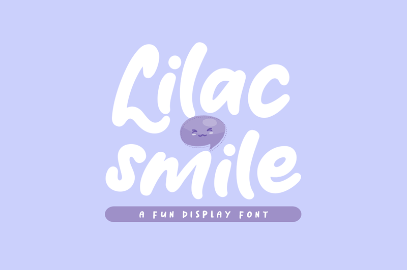 Czcionka Lilac Smile