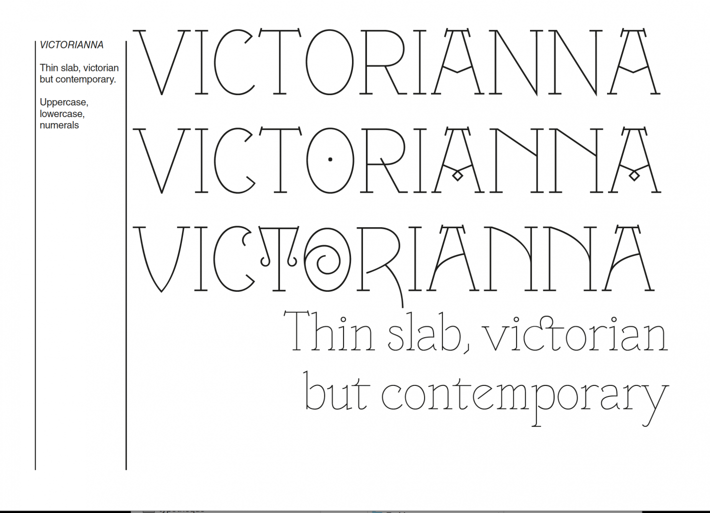 Czcionka VTF Victorianna