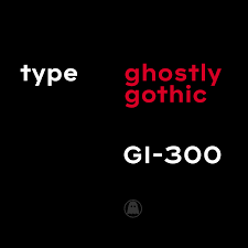 Czcionka Ghostly Gothic