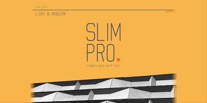 Czcionka Slim Pro
