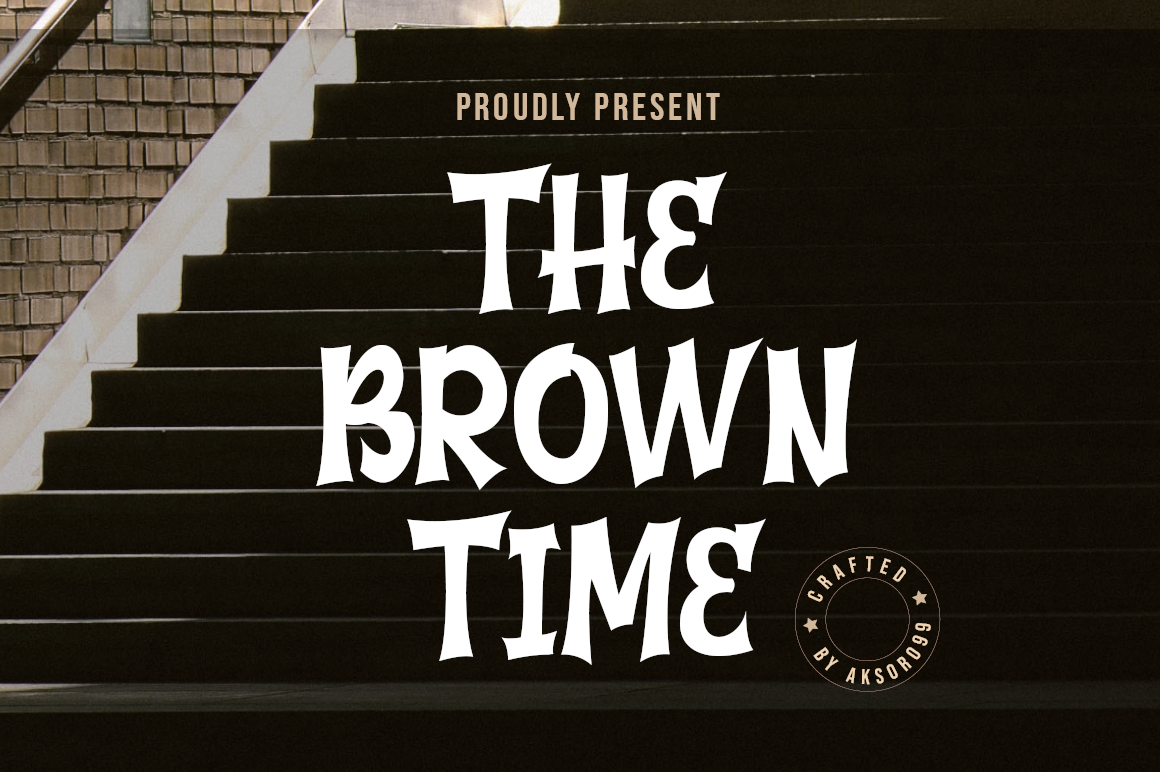 Czcionka The Brown Times