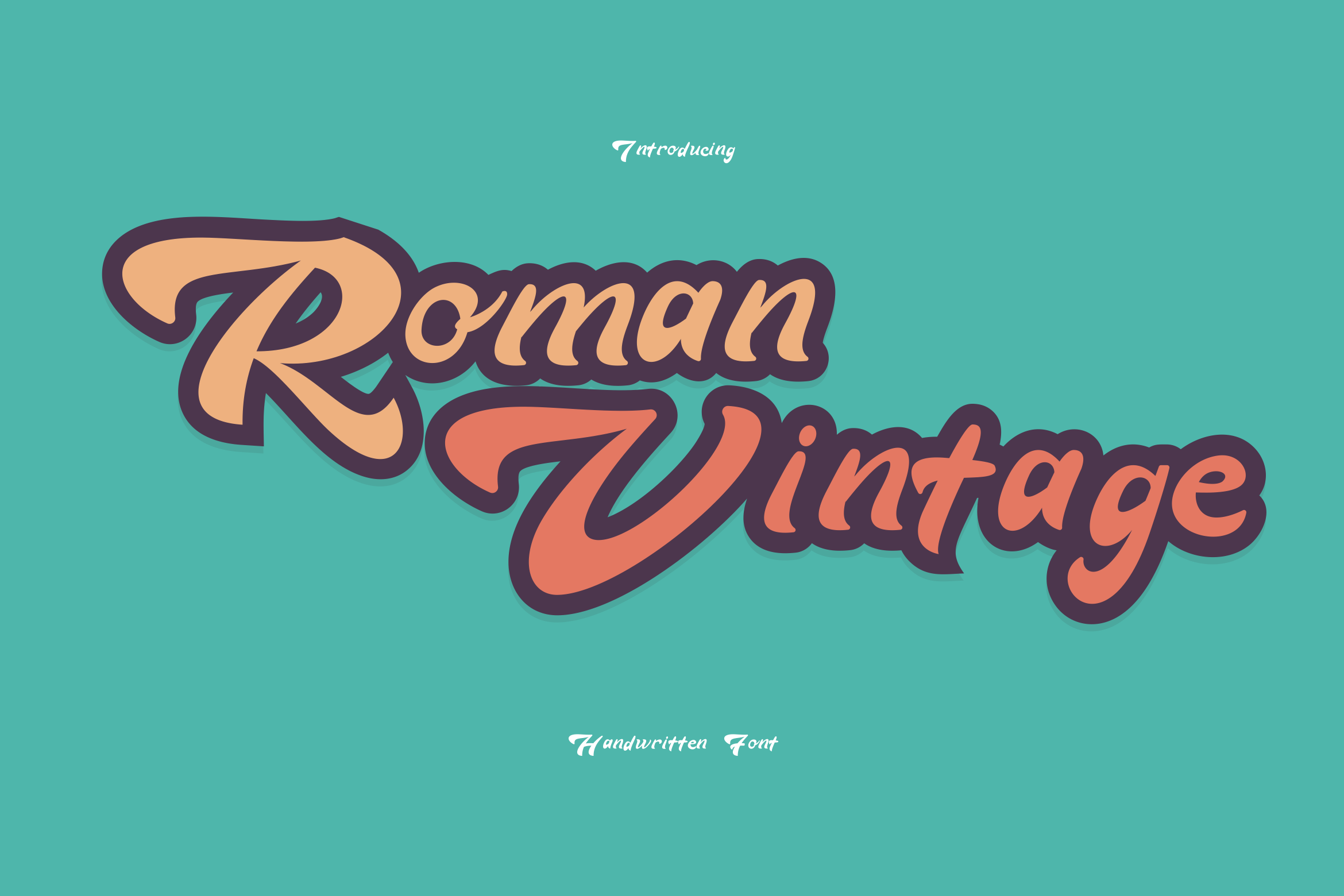 Czcionka Roman Vintage