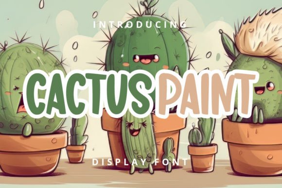 Czcionka Cactus Paint