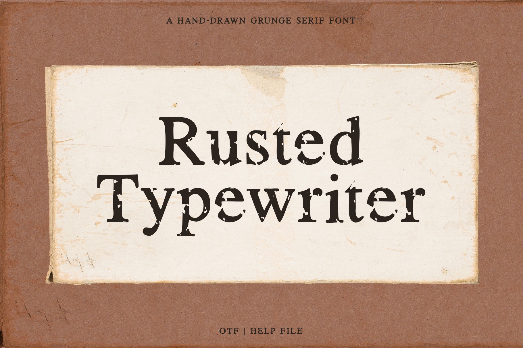 Czcionka Rusted Typewriter