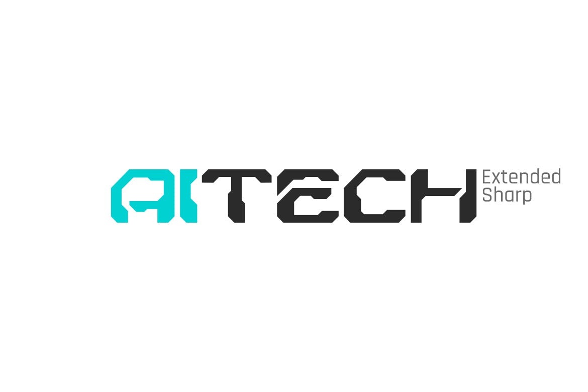 Czcionka AiTech Sharp Extended