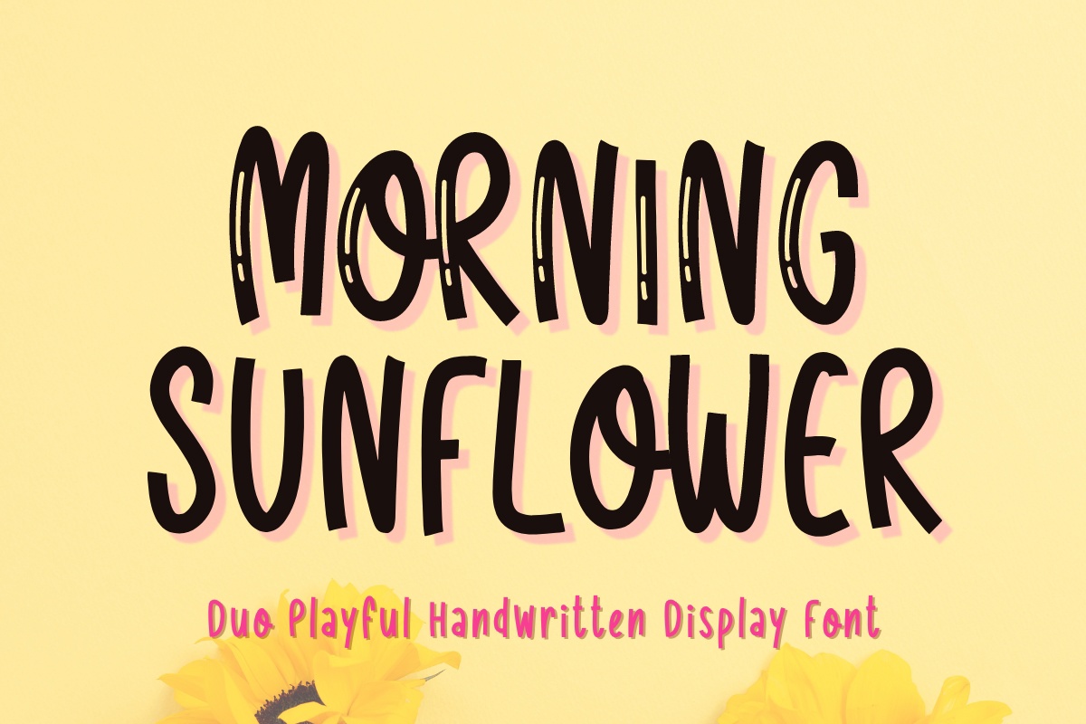 Czcionka Morning Sunflower