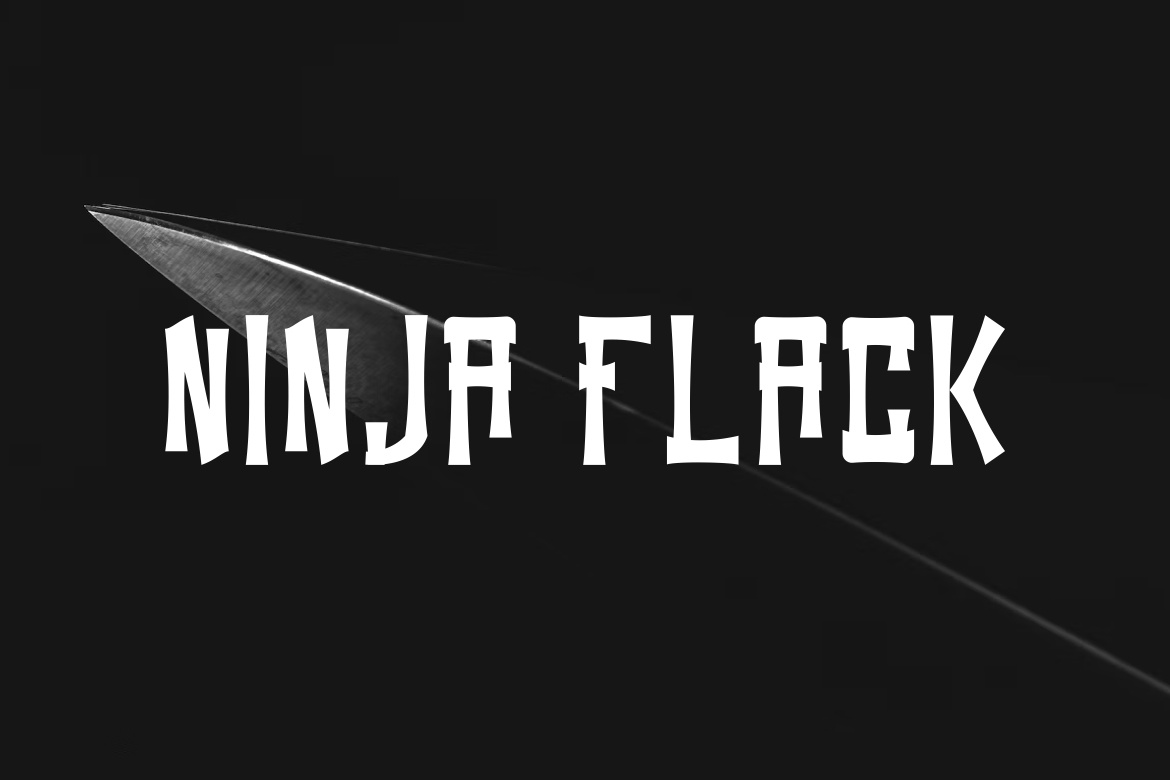 Czcionka Ninja Flack