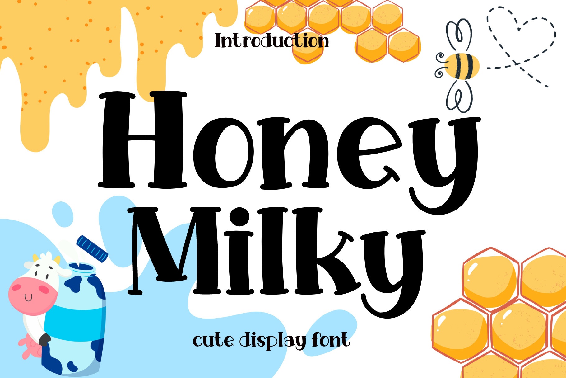 Czcionka Honey Milky