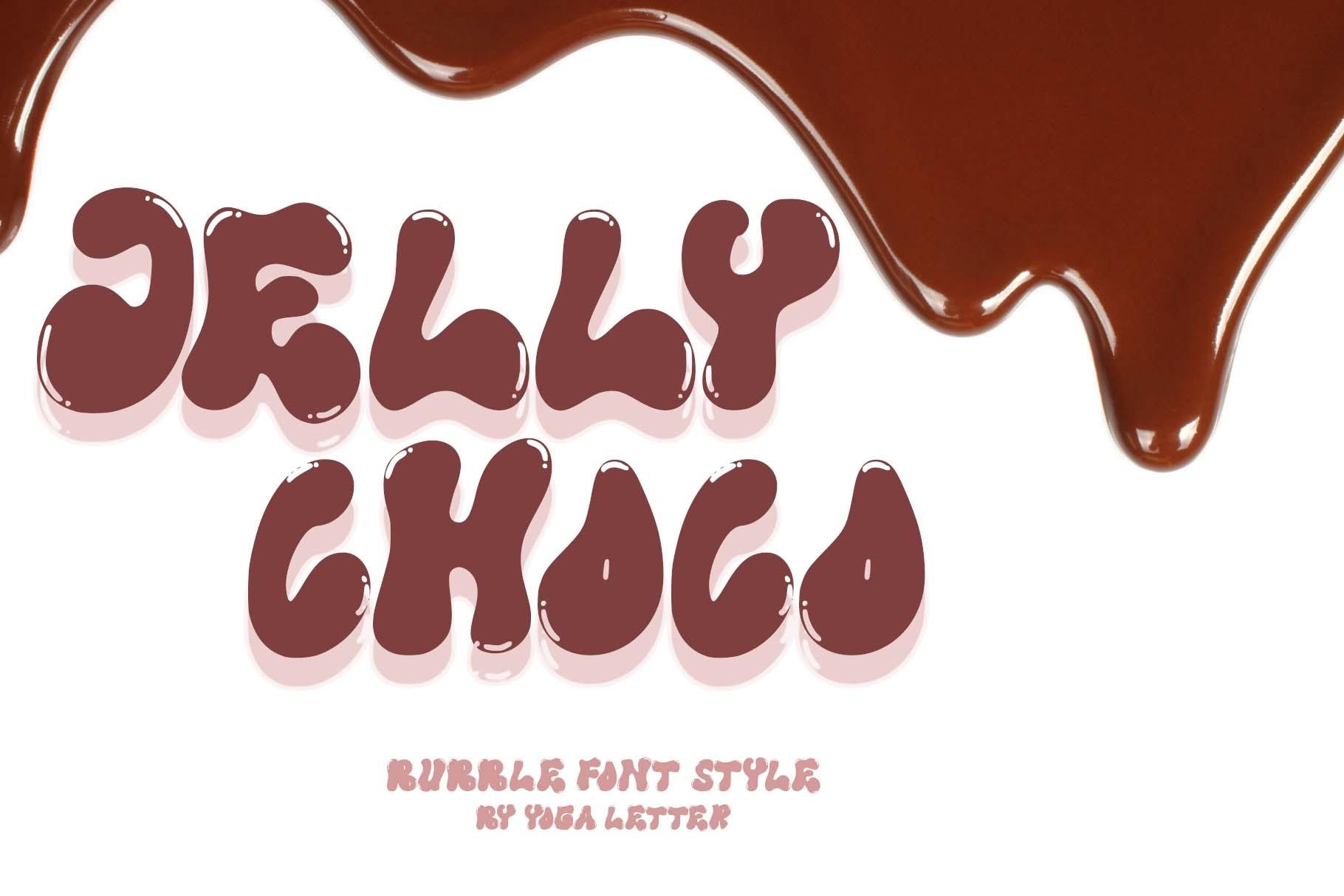 Czcionka Jelly Choco