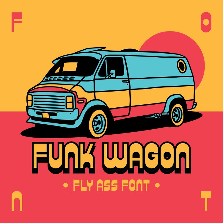 Czcionka KC Funk Wagon