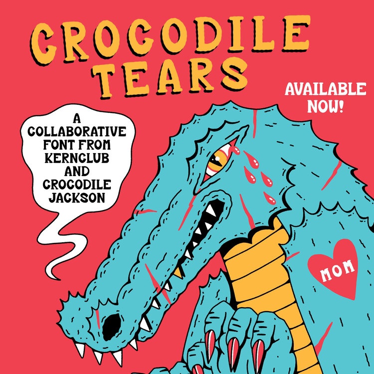 Czcionka KC Crocodile Tears
