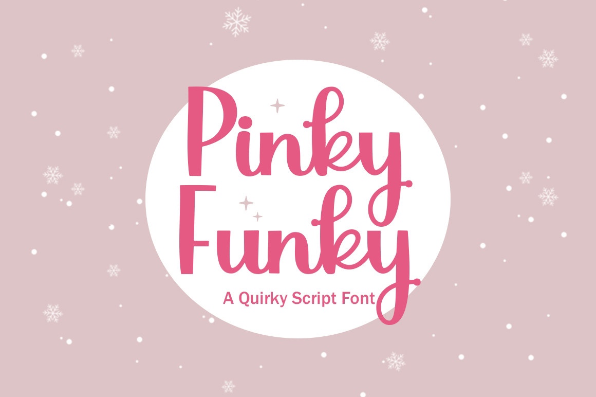Czcionka Pinky Funky