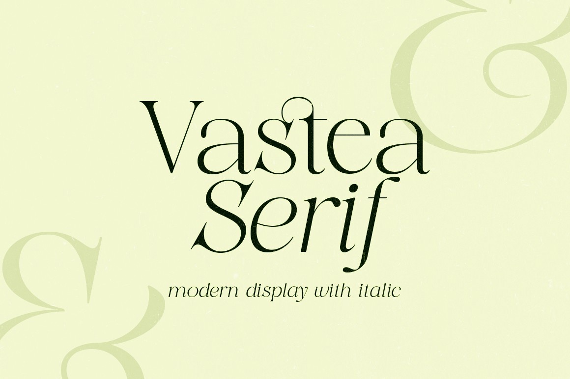 Czcionka Vastea Serif