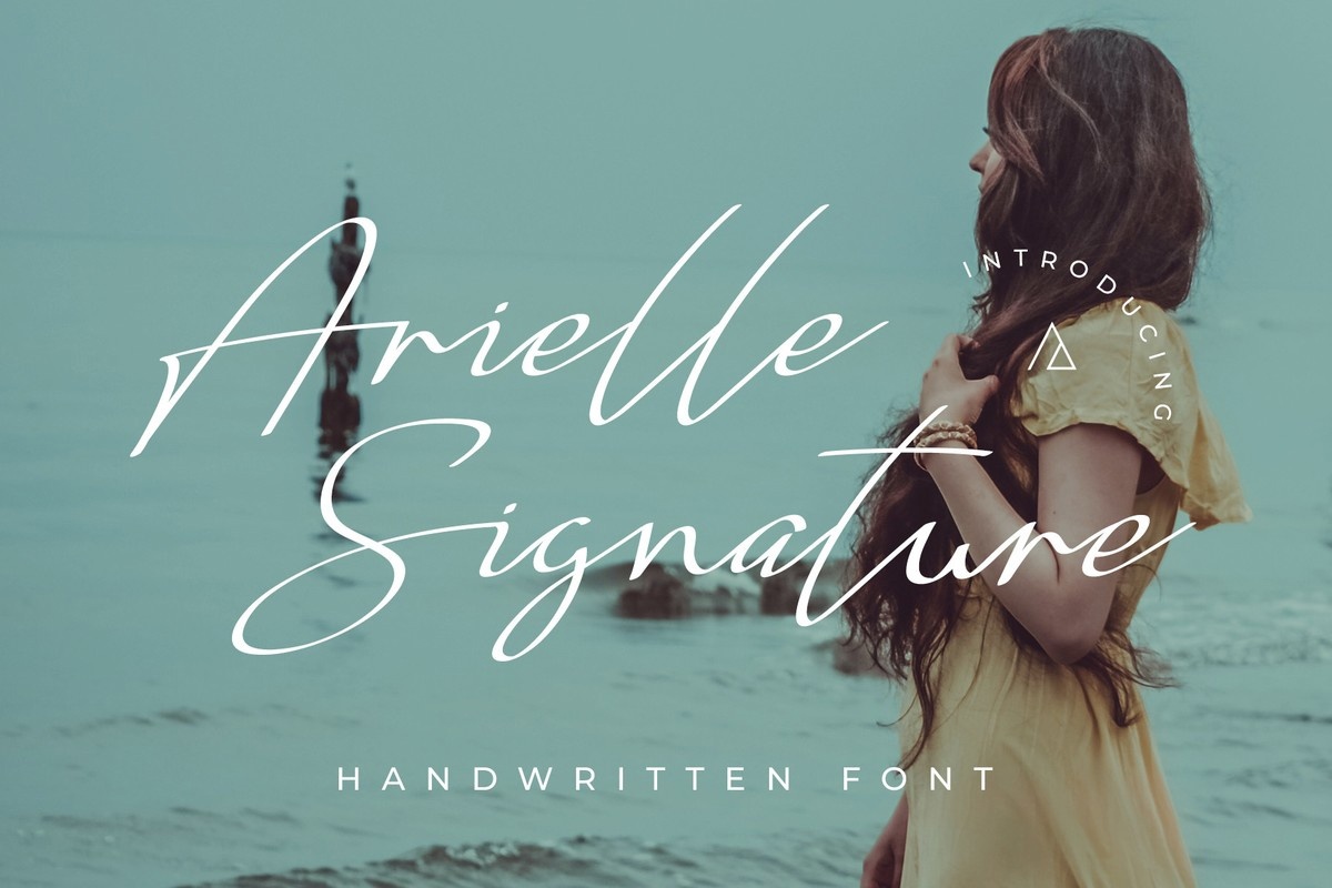 Czcionka Arielle Signature