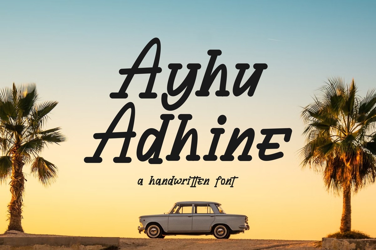 Czcionka Ayhu Adhine