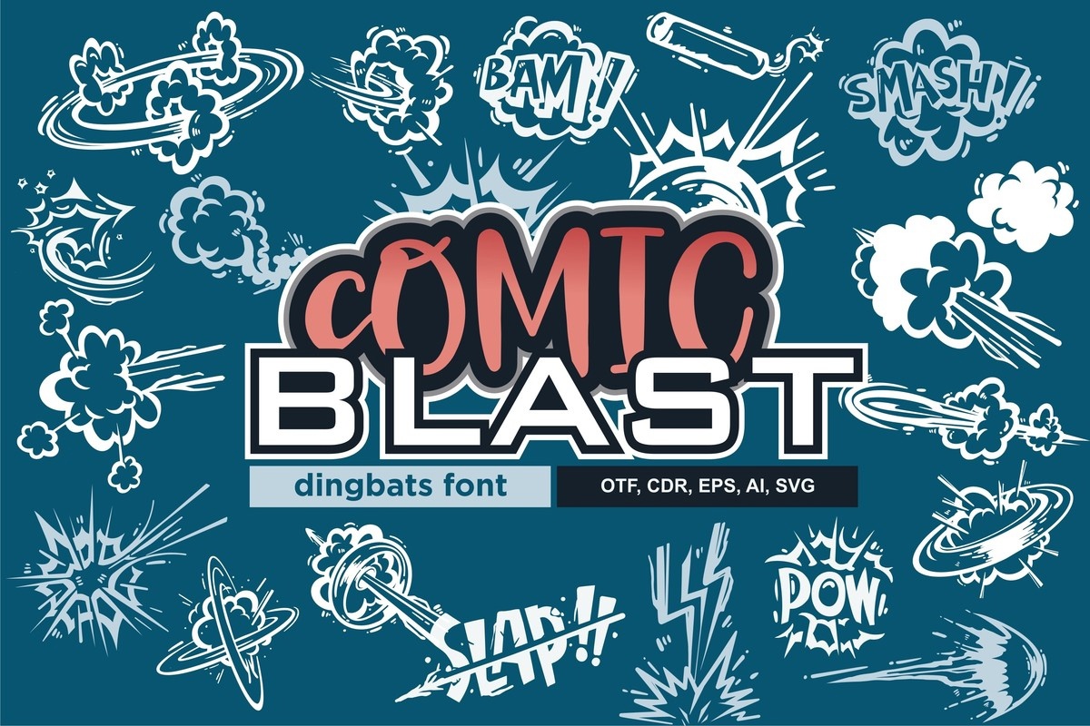 Czcionka Comic Blast