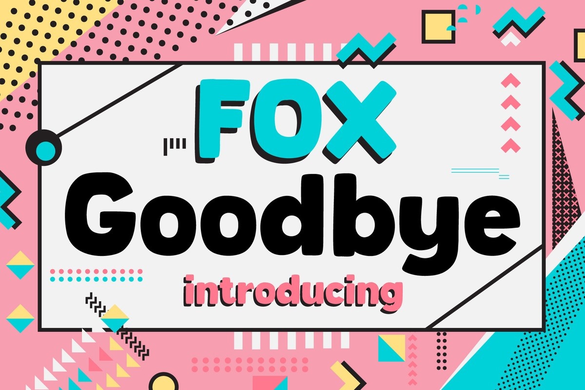 Czcionka Fox Goodbye