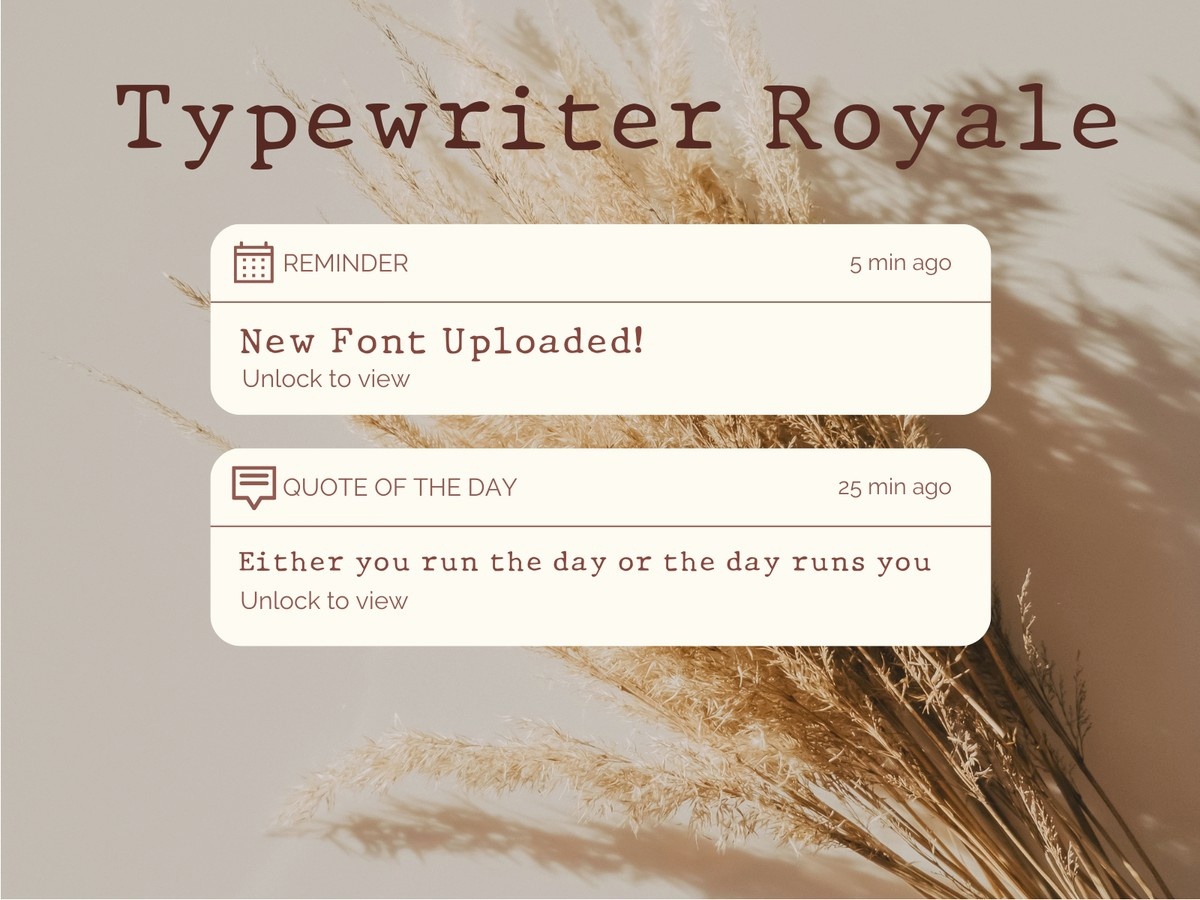 Typewriter Royale