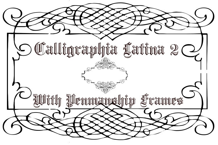 Czcionka Calligraphia Latina 2