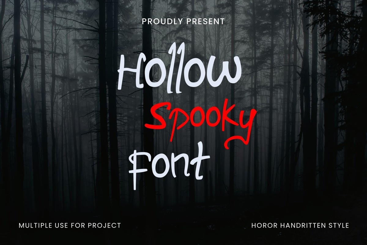 Czcionka Hollow Spooky