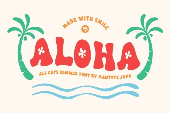 Czcionka Aloha