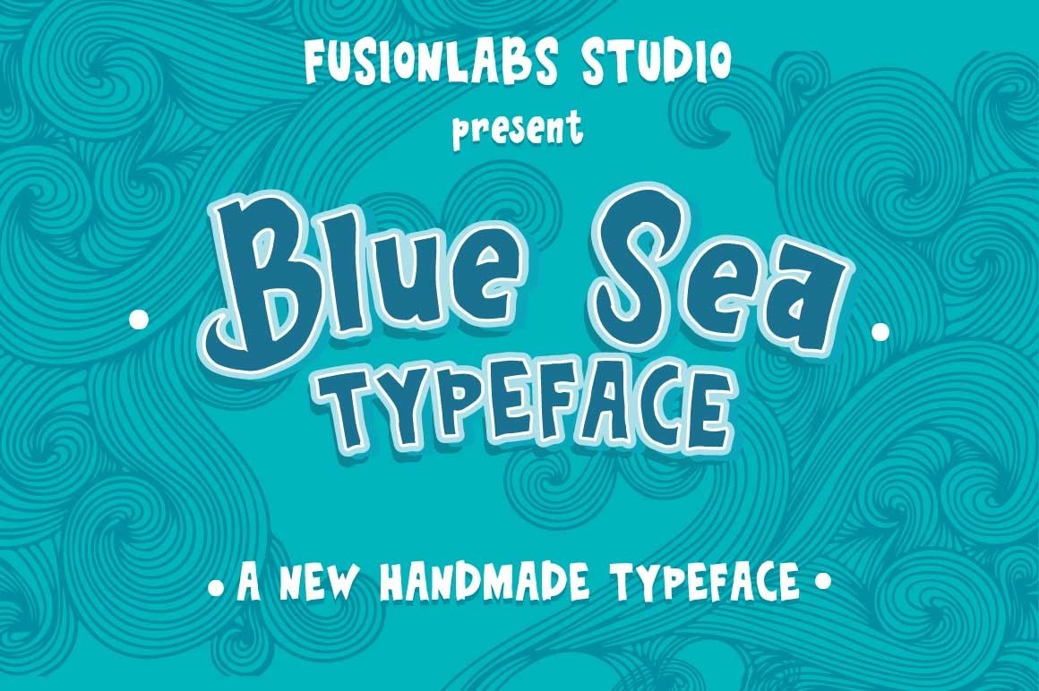 Czcionka Blue Sea Typeface