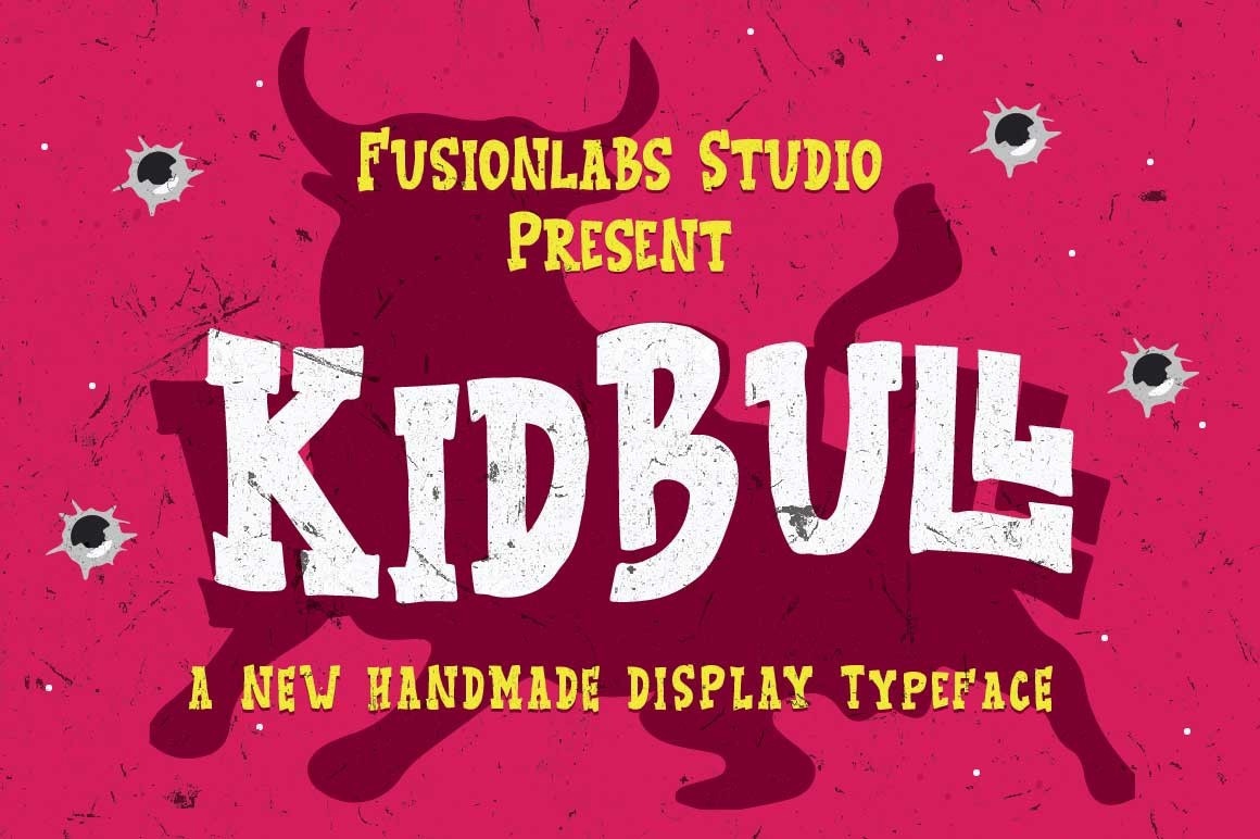 Czcionka Kid Bull Typeface