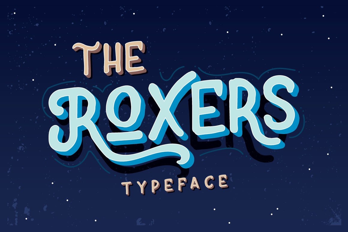 Czcionka Roxers Typeface