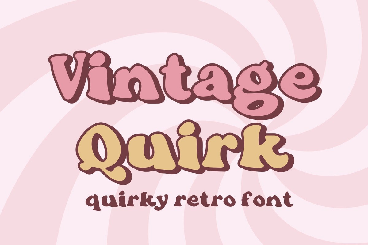 Czcionka Vintage Quirk
