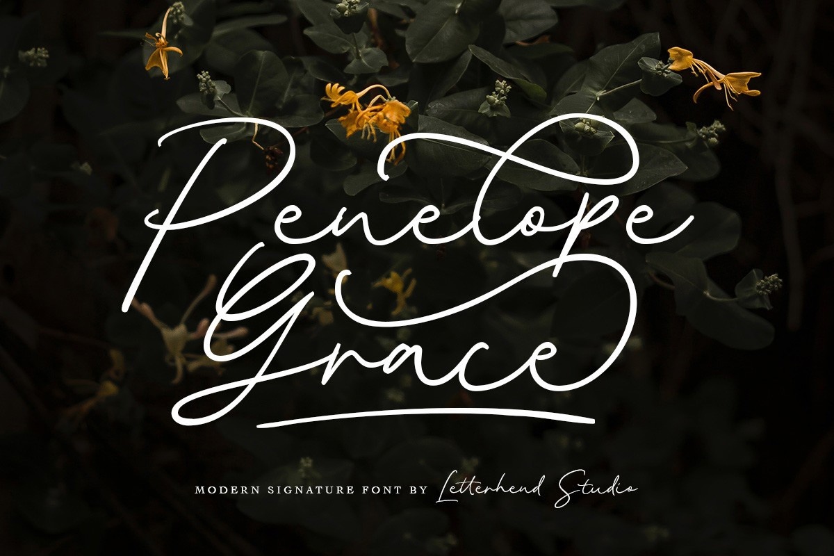 Czcionka Penelope Grace